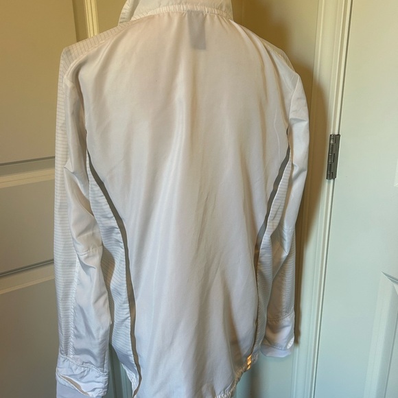 Kiwi Kate white athletic windbreaker jacket - Picture 4 of 5